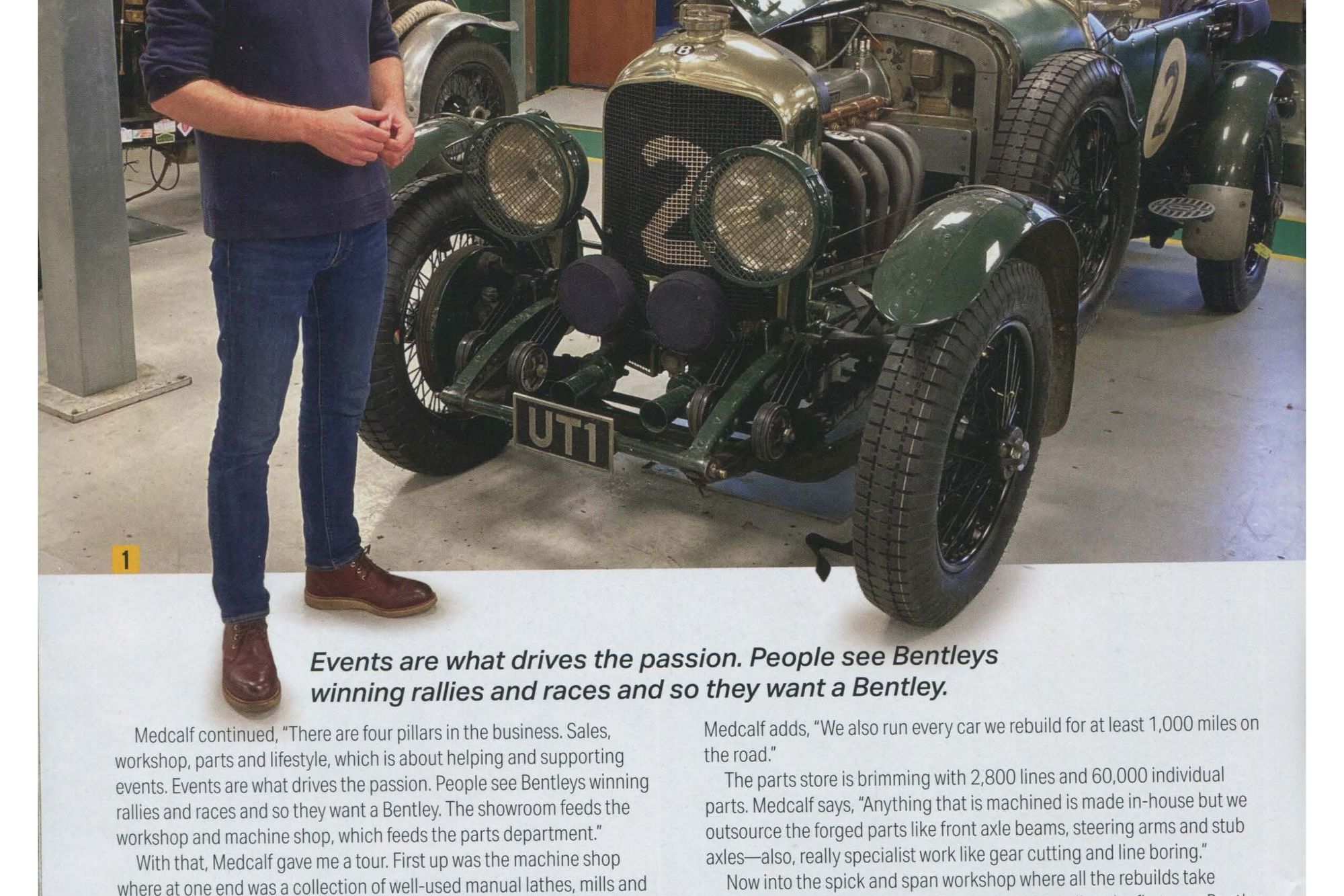 Improving the breed known as prewar Bentleys