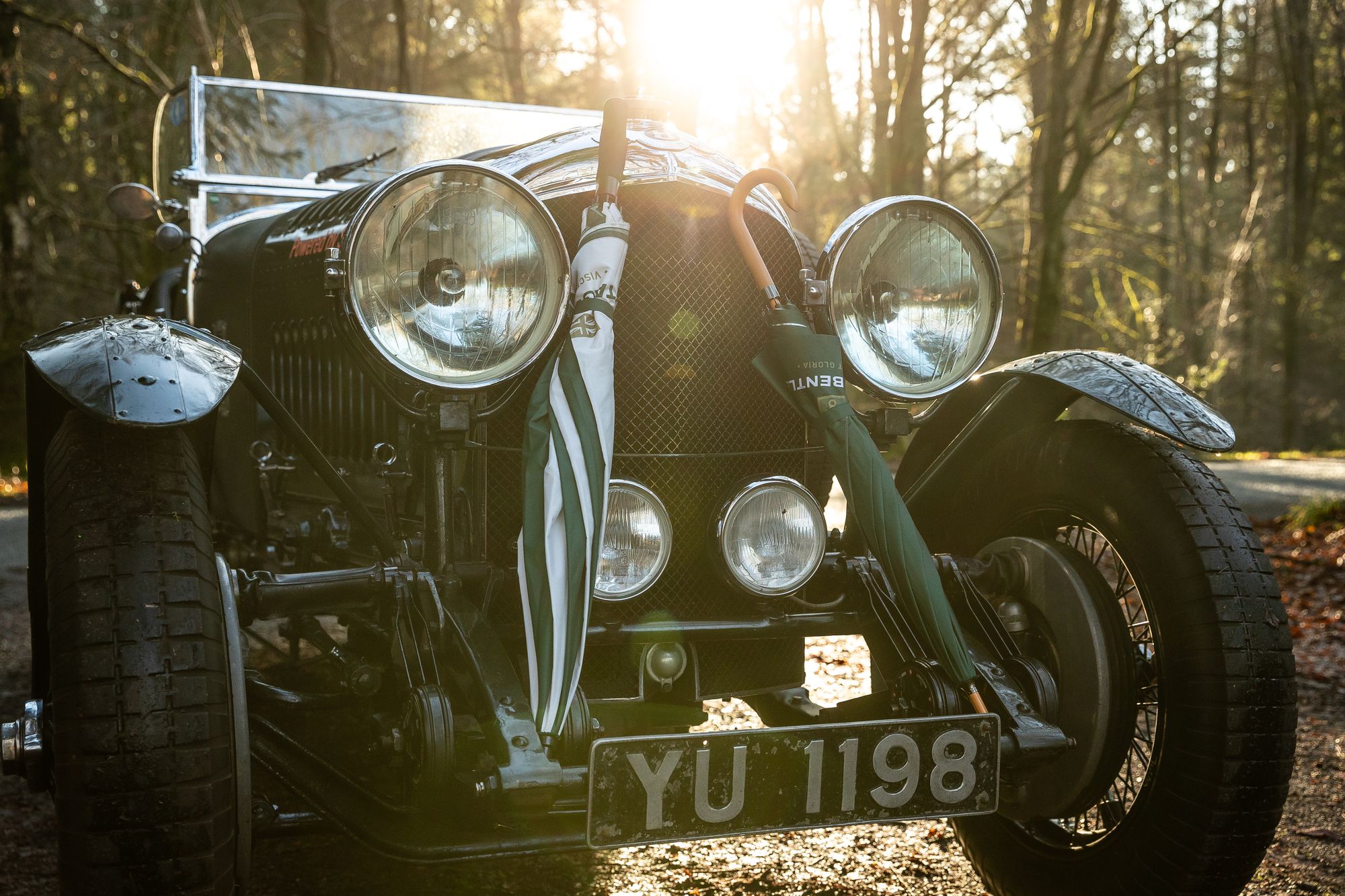 From the Open Road to Open Skies - The Vintage Bentley Umbrella Now Available