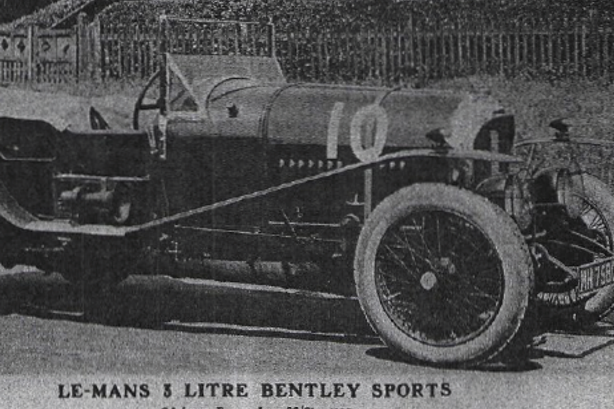 The first Bentley Motors Works Le Mans Team Car making it's return