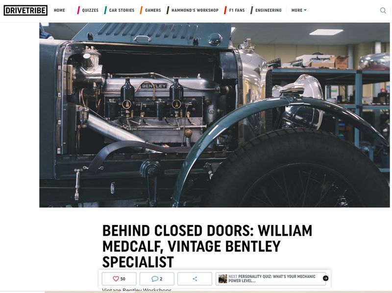 Vintage Bentley - Behind Closed Doors