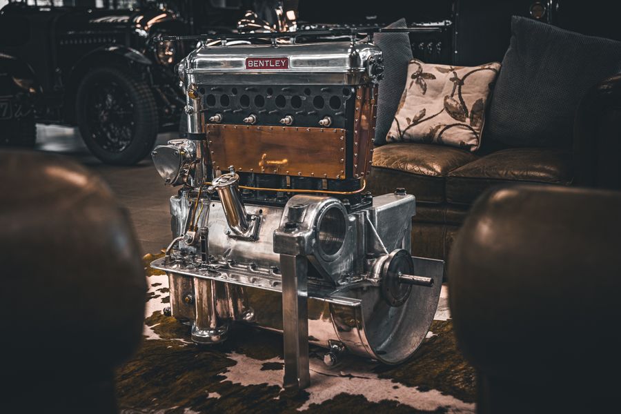 SOLD - Original vintage Bentley engine 1097 coffee table